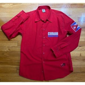 Mens Vintage Che Guevera Buttoned Shirt - Size Large